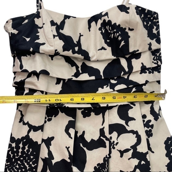 Nine West Spaghetti Strap Floral‎ Dress w/pleats - Picture 7 of 9